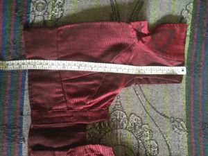 Marron  Stitched Blouse