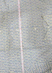 Vintage Patterned Button-Down Shirt