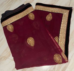 Heavy Party Wear Saree