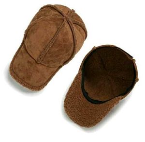 Suede Faux Patchwork Baseball Cap