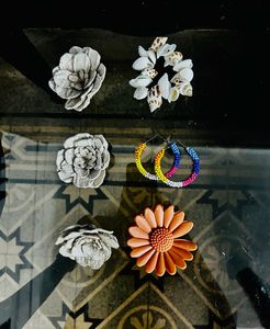 Unique Handmade Earrings,Bracelet AndHair Clutcher