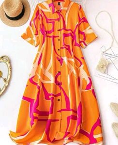 Boho Styled A Line Dress