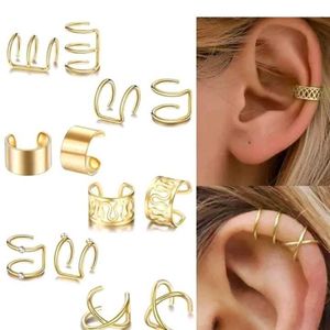 New Trendy Gold Ear Cuff - Adjustable