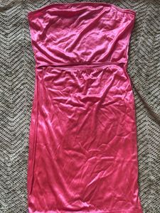 Shein Neon Pink Cutout Dress