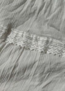 White Tiered Skirt
