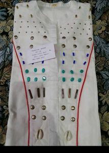 White Embellished Kurti