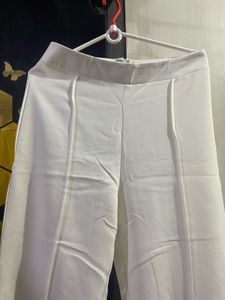 Shein White Flared Pants