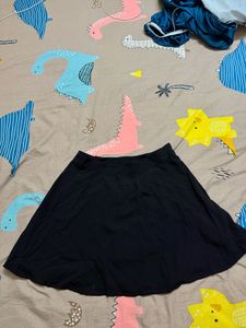 Cute Black Skater Skirt