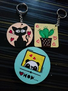 Handcrafted Keychain &amp; Fridge Magnet