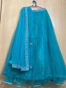 Sky Blue Fairy Lehanga