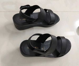 Elegant Black Daily wear Wedge Heels