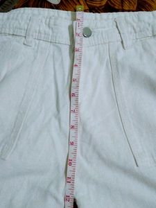 White Cargo Jeans