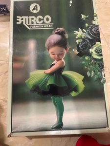 Elegant Green Flower Girl Dress