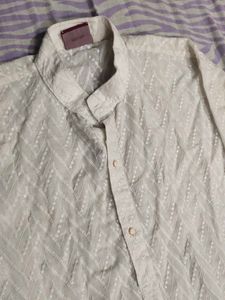 😍Amazing Cotton Chikankari Kurta For Men🥰