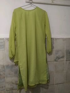 kurti like parrot green or florosent  colo