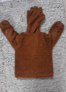 Kookie kids Brown Bear Hoodie