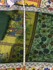 Elegant Green Kurta Set With Duppta