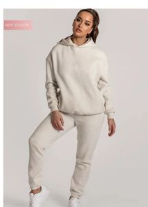 White Hoodie &amp; Jogger Set