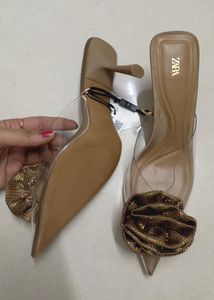 Limited Edition Zara Leather Studded Floral