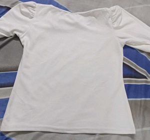White Casual Top