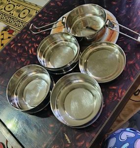 Stainless Steel 4 Tier Tiffin Box