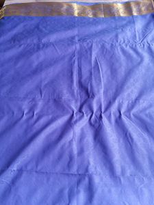 Purple Embossed Saree (Women)
