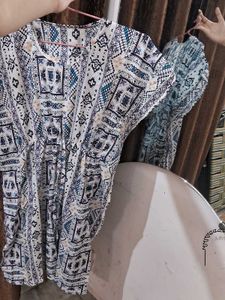 Patterned Casual Dress