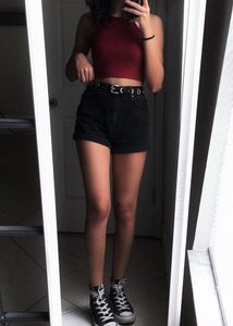 H&amp;M Y2K Black Short For Women