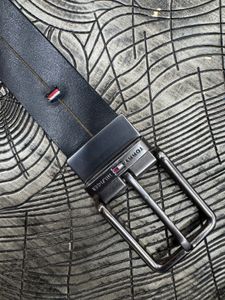 Tommy Hilfiger Black Leather Belt