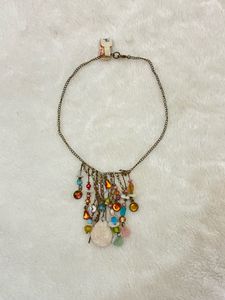 90s Boho Beaded Vintage Necklace