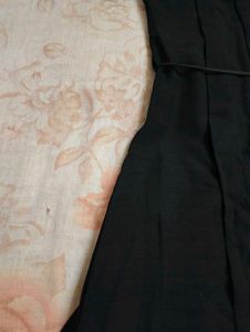 Black Kurti with Bell Sleeves