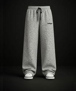 unused Grey Wide Leg Sweatpants