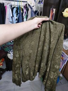 ZARA olive Cardigan