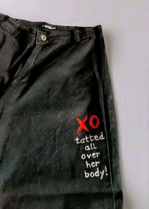 The Weeknd Black Straight Leg Jeans