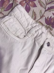Ripped White Jeans
