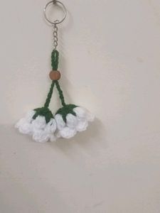 crochet Bell 🌹 keychain