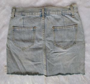Denim Mini Skirt