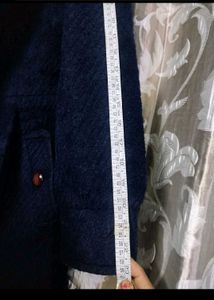 Elegant Navy Blue Coat