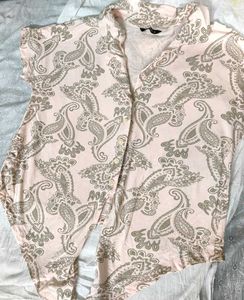 💥 offer 💥 Crop Shirt Bandhani Print For Women