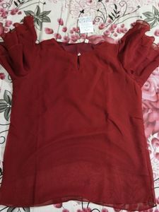 Georgette Material Top
