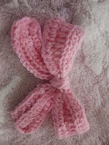 Handmade Knitted Pinkbow 🎀