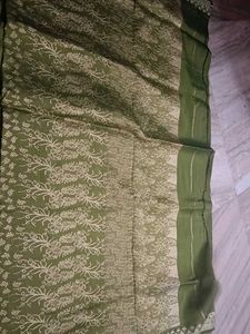 Green Colour Fabulous Saree.