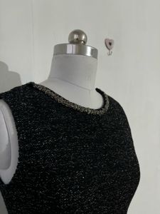 Sparkly Black Mini Dress