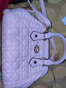 New Light Pink Sling Bag Cum Handbag