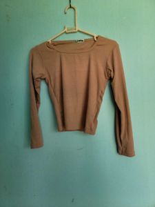 Chic Women's Full Sleeve Crop Top