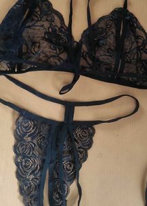 Black Lace Lingerie Set