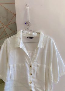 white crop shirt from zudio