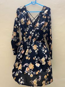 Floral V-Neck Dress