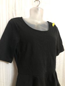 Dotti Black Short Sleeve Top