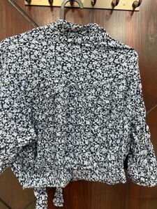 Blue Nuon Floral Top